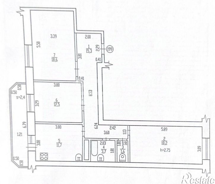 3-комн квартира ул Брянского Фронта, 28,  д. 28
