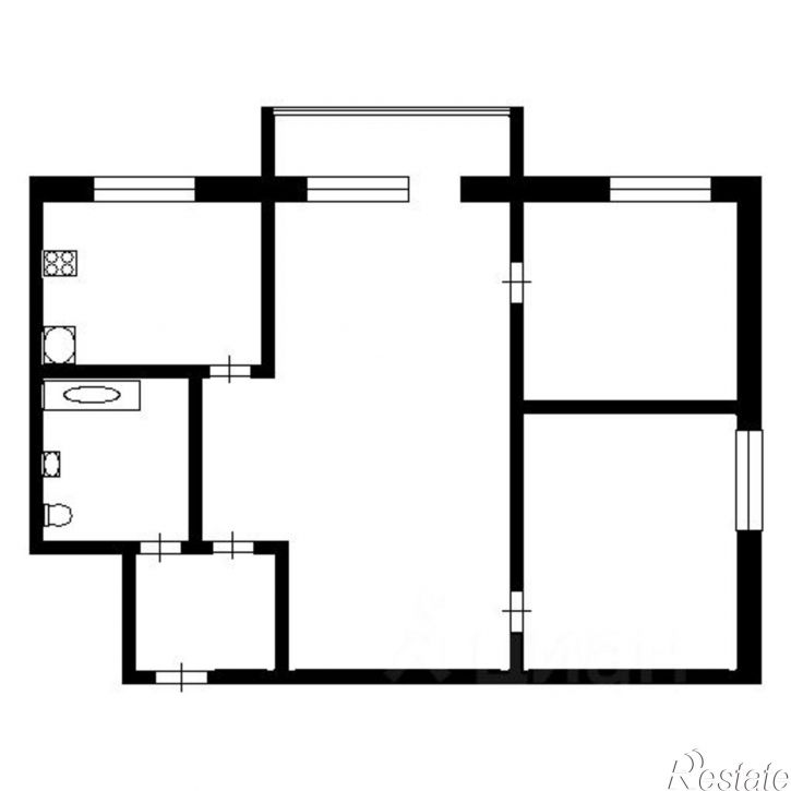 3-комн квартира улица Никитина, 13,  д. 13