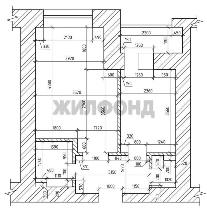 1-комн квартира Романа Брянского ул., д.14