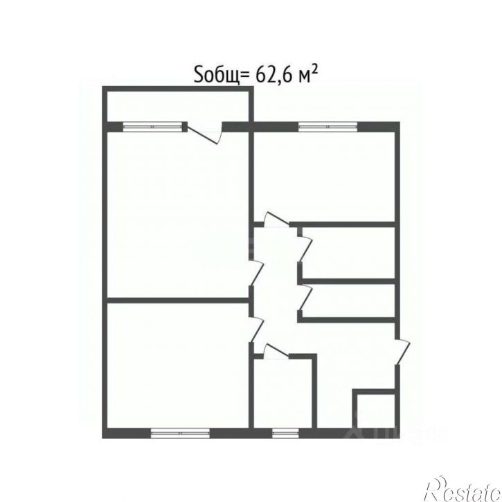 3-комн квартира улица Крахмалёва, 5,  д. 5