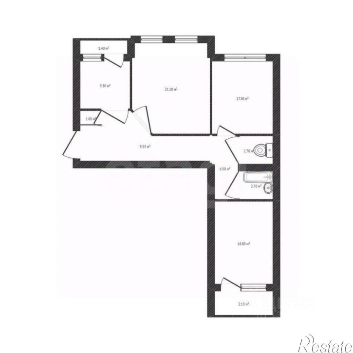 3-комн квартира улица Димитрова, 58,  д. 58