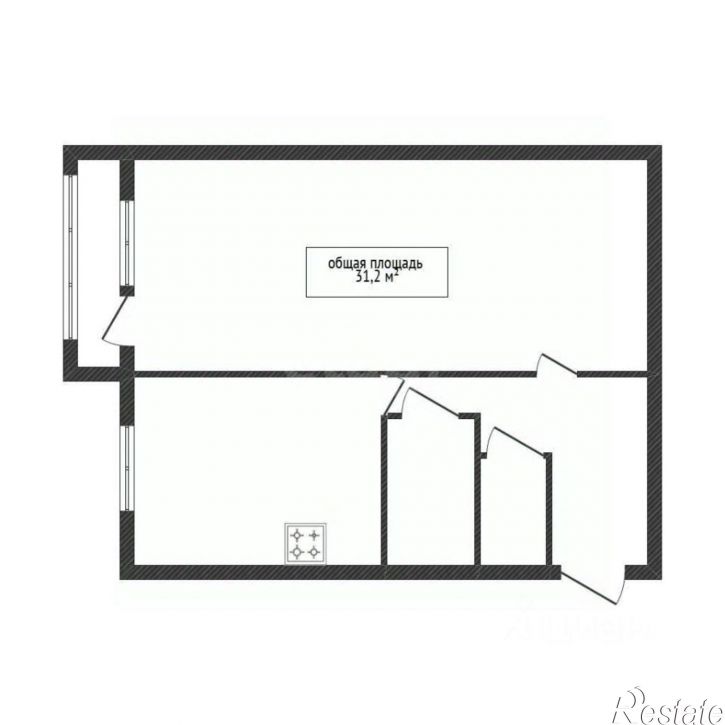 1-комн квартира Московский пр-кт, 30,  д. 30