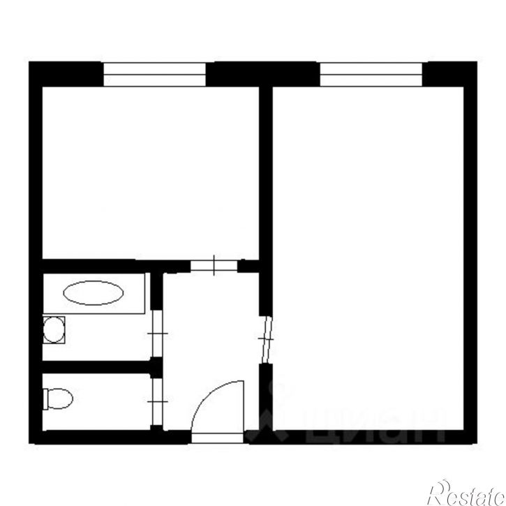 1-комн квартира ул Авиационная, 10,  д. 10