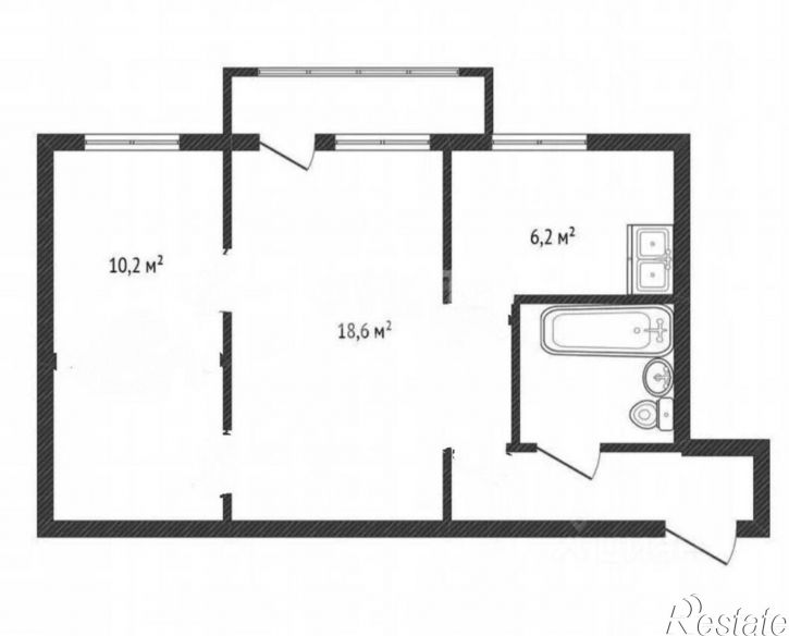 2-комн квартира ул Докучаева, 11,  д. 11