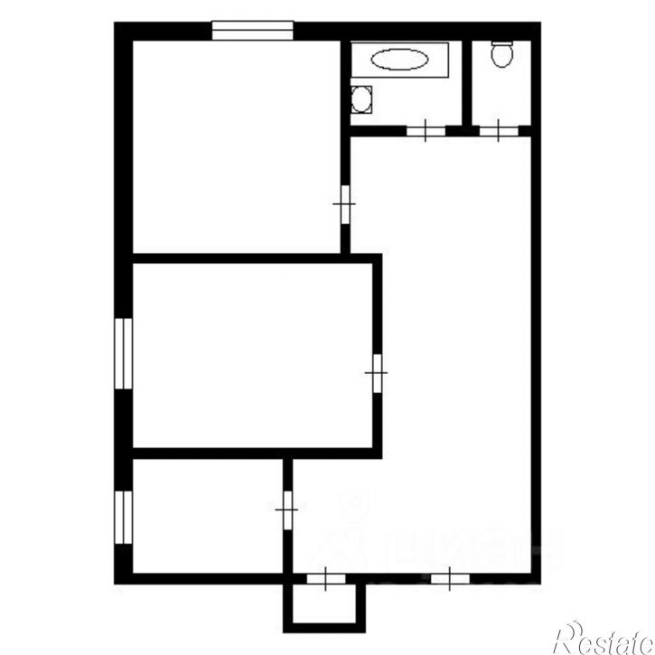 2-комн квартира ул Авиационная, 3,  д. 3