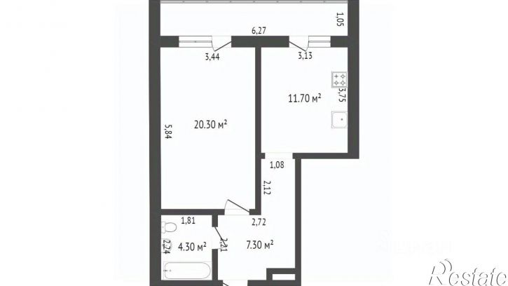 1-комн квартира ул Локомотивная, 5,  д. 5