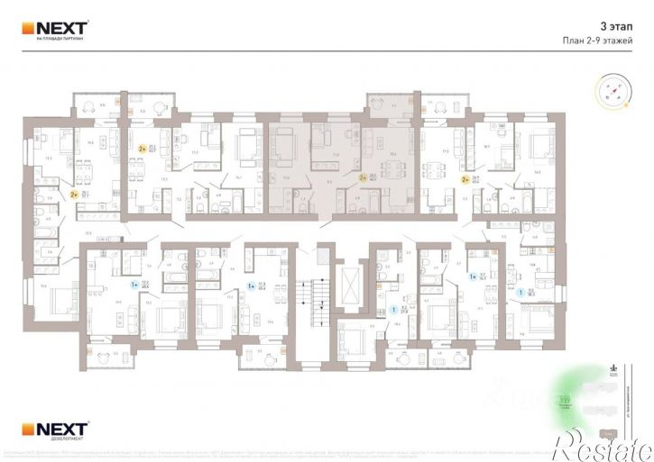2-комн квартира в новом доме улица Крапивницкого, 39 к2,  д. 39 к2