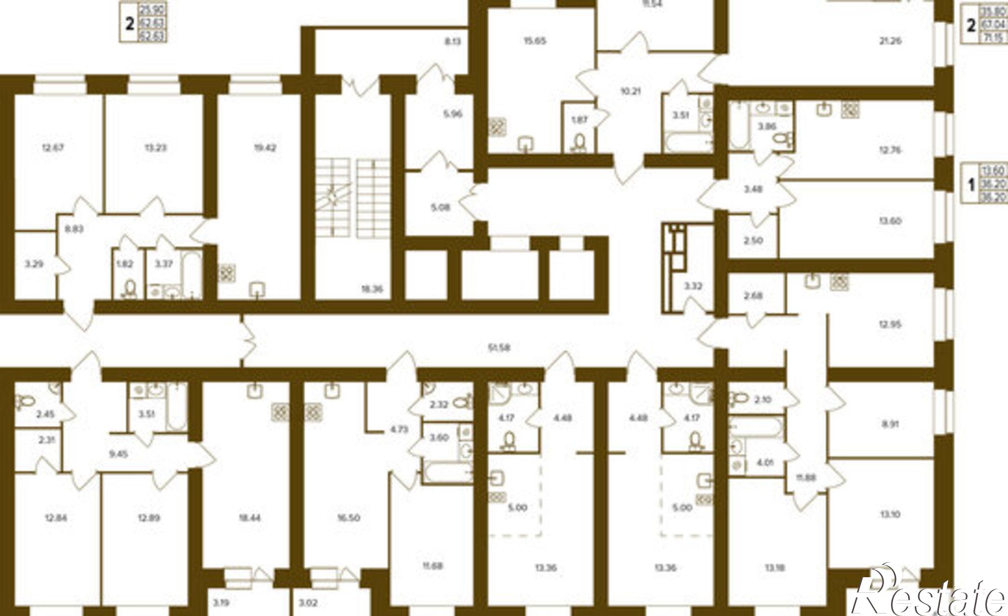 Купить квартиру за 8 466 850 рублей на ул Степная, 2Б