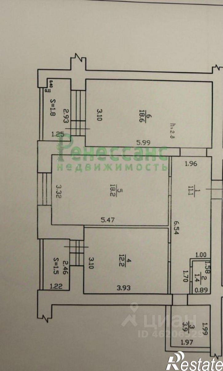 2-комн квартира пл Партизан, 1,  д. 1