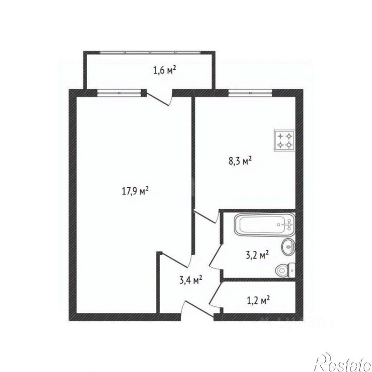 1-комн квартира пр-кт Ленина, 4В,  д. 4В