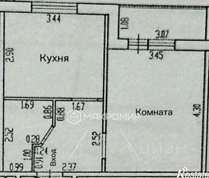 1-комн квартира Брянск г., Бежицкий, А.К. Толстого ул.
