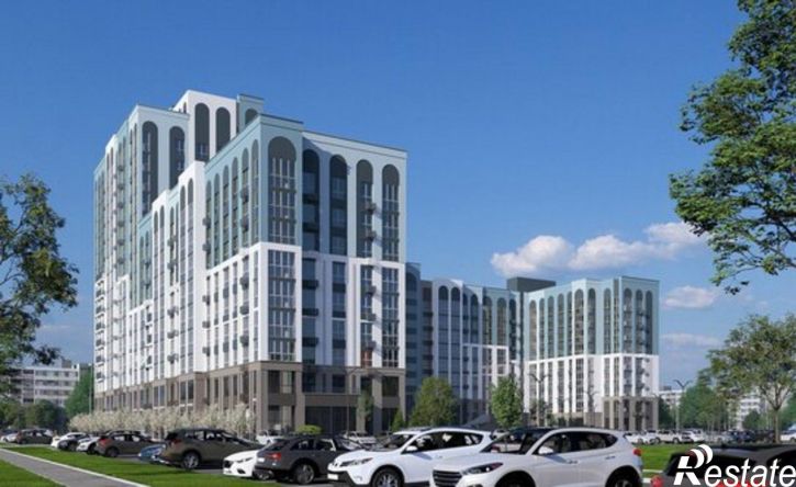1-комн квартира в новом доме ЖК Архитектор