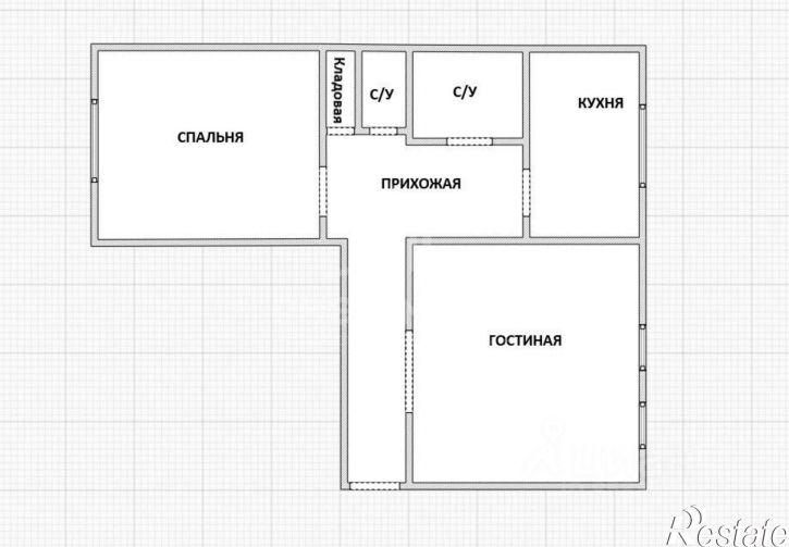 2-комн квартира ул Куйбышева, 10,  д. 10