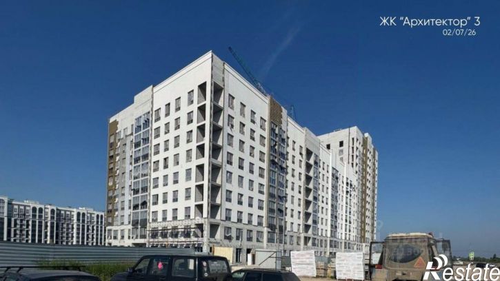 1-комн квартира в новом доме улица имени А.Ф. Войстроченко