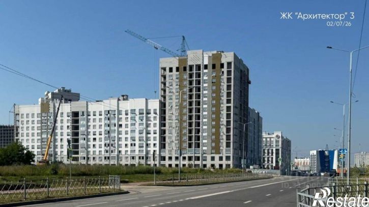 1-комн квартира в новом доме улица имени А.Ф. Войстроченко