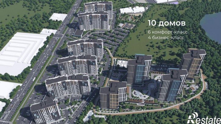 1-комн квартира в новом доме Московский микрорайон