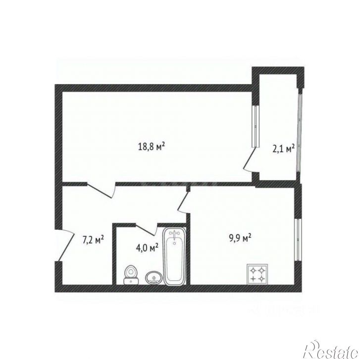 1-комн квартира ул 9 Января, 48,  д. 48