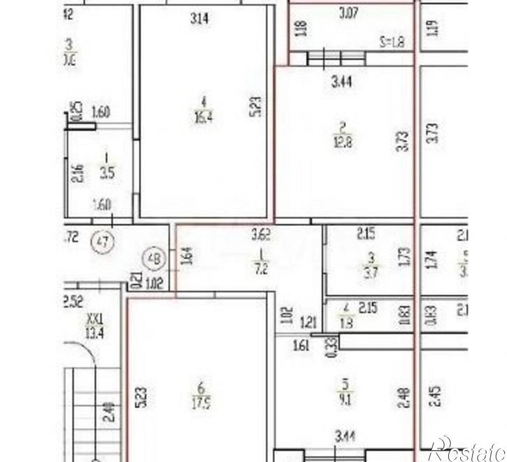 2-комн квартира Московский пр-кт, 33,  д. 33