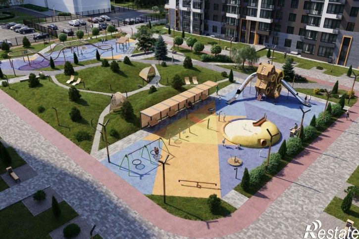 1-комн квартира в новом доме Степная улица, 12А