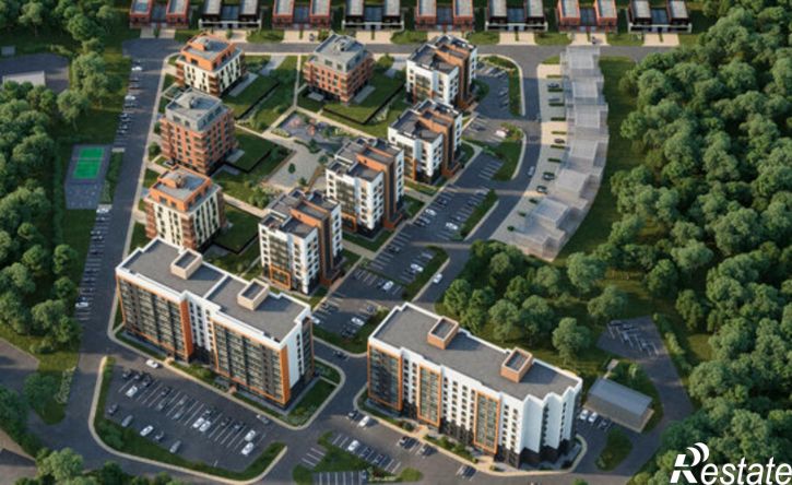 2-комн квартира в новом доме клубный квартал Гринвуд