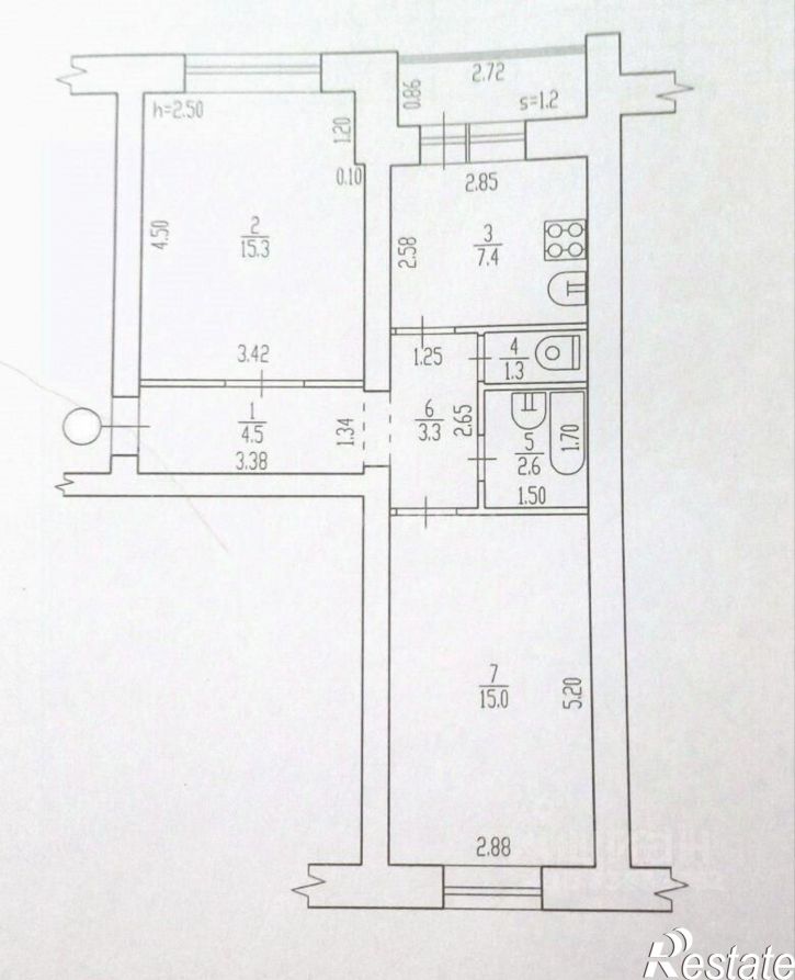 2-комн квартира ул Камозина, 18,  д. 18