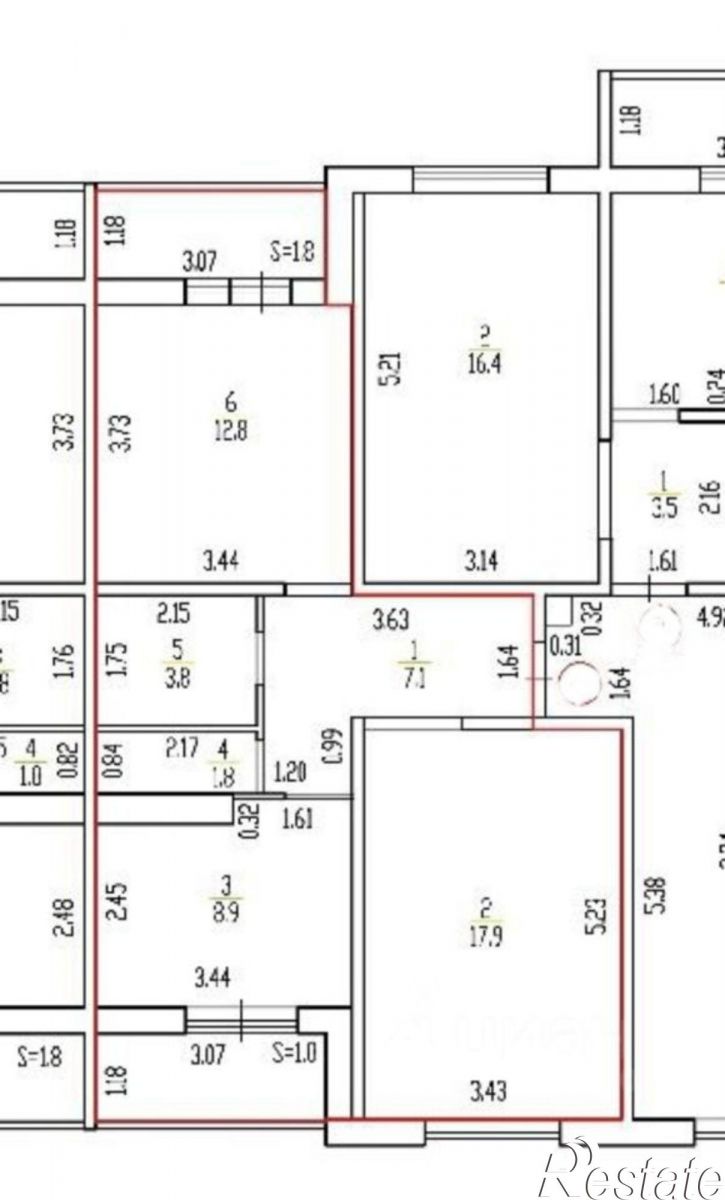 2-комн квартира Московский пр-кт, 33,  д. 33