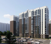 2-комн, 44 кв м, этаж 6/16 Степная улица, 2В