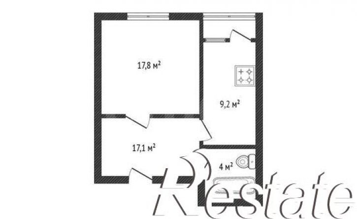1-комн квартира улица Свободы, 8,  д. 8