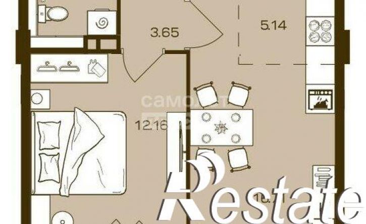2-комн квартира Бежицкая улица, 21Б,  д. 21Б